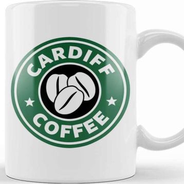 Baskı Dükkanı Cardiff Coffee Kupa Bardak