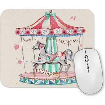 Baskı Dükkanı Carousel Mouse Pad