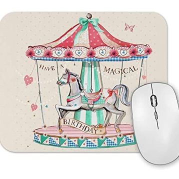 Baskı Dükkanı Carousel Mouse Pad