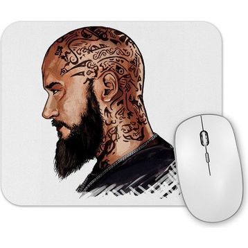 Baskı Dükkanı Cartoon Ragnar Mouse Pad