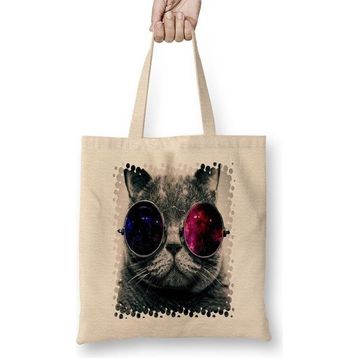 Baskı Dükkanı Cat Kedi Bez Çanta