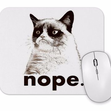 Baskı Dükkanı Cats Kedi Nope Mouse Pad