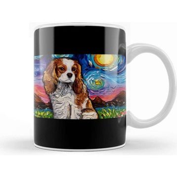 Baskı Dükkanı Cavalier King Charles Spaniel 2 Night Kupa Bardak