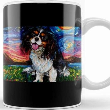 Baskı Dükkanı Cavalier King Charles Spaniel Night Kupa