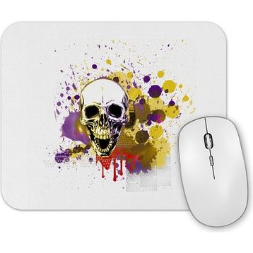 Baskı Dükkanı Caveira Aguarela Mouse Pad