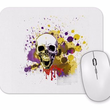 Baskı Dükkanı Caveira Aguarela Mouse Pad