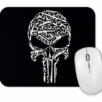 Baskı Dükkanı Caveira Armas Mouse Pad