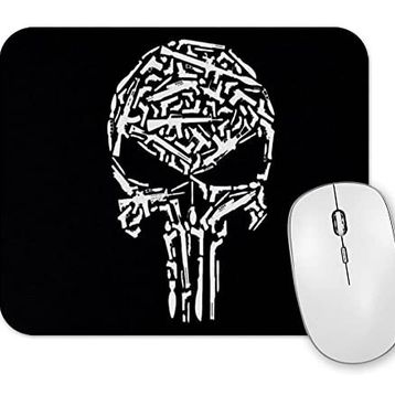 Baskı Dükkanı Caveira Armas Mouse Pad