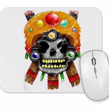 Baskı Dükkanı Caveira Fun Skull Mouse Pad
