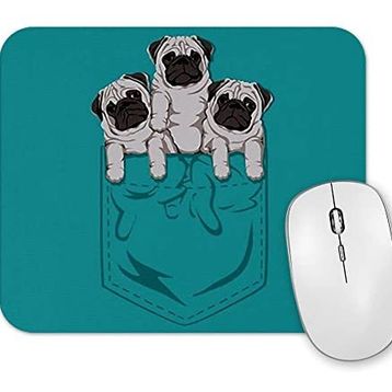 Baskı Dükkanı Cepte Pug Mouse Pad