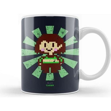 Baskı Dükkanı Chara Retro Japanese Undertale Kupa