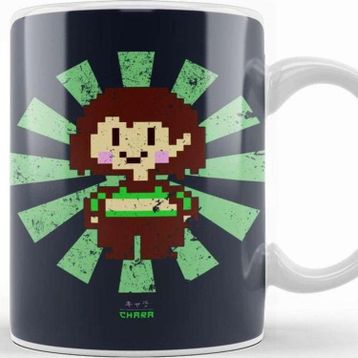 Baskı Dükkanı Chara Retro Japanese Undertale Kupa