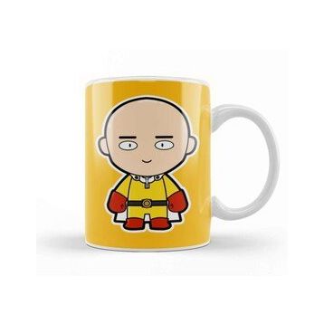 Baskı Dükkanı Character Saitama One Punchman Chibi Kupa