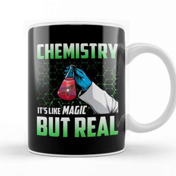 Baskı Dükkanı Chemistry Its Like Magic But Real Science Student Kupa