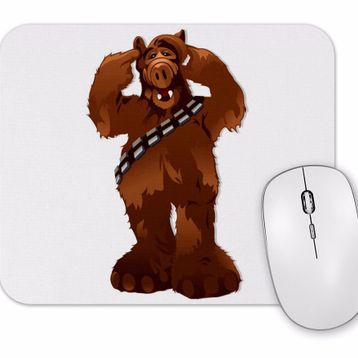 Baskı Dükkanı Chewbacca Alf Bacca Mouse Pad
