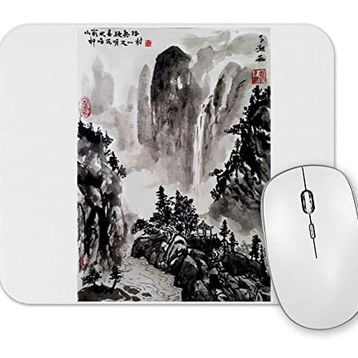 Baskı Dükkanı Chinese Landscape Mouse Pad