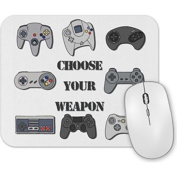 Baskı Dükkanı Choose Your Weapon Mouse Pad
