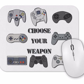 Baskı Dükkanı Choose Your Weapon Mouse Pad