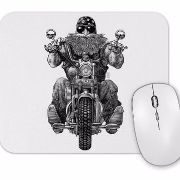 Baskı Dükkanı Chopper Biker Mouse Pad