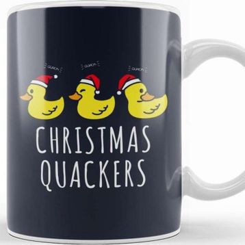 Baskı Dükkanı Christmas Quackers Kupa Bardak