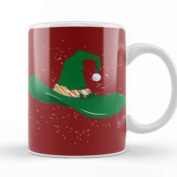 Baskı Dükkanı Christmas Witch Santa Witch Kupa