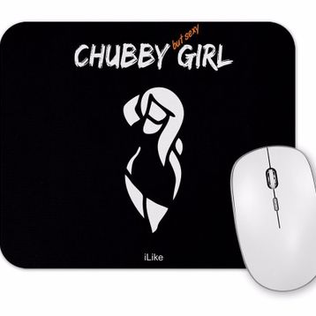 Baskı Dükkanı Chubby Girl Mouse Pad