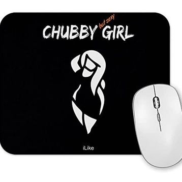 Baskı Dükkanı Chubby Girl Mouse Pad