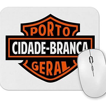 Baskı Dükkanı Cidade Branca Motorsiklet Mouse Pad