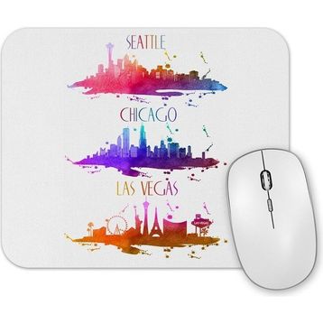 Baskı Dükkanı Cidades Mouse Pad