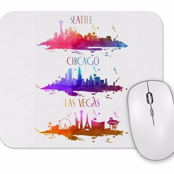 Baskı Dükkanı Cidades Mouse Pad