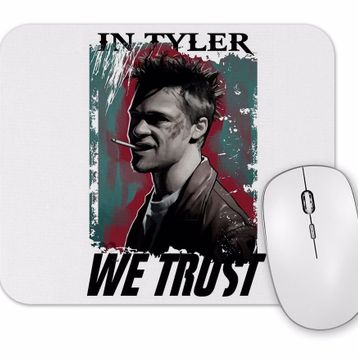 Baskı Dükkanı Clube Da Luta Em Tyler Durden Mouse Pad
