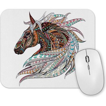 Baskı Dükkanı Color Horse Mouse Pad