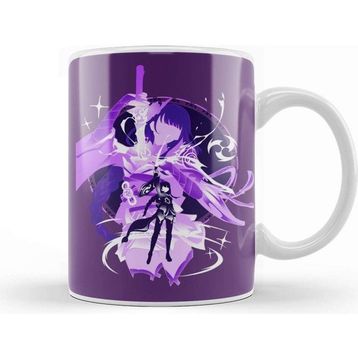 Baskı Dükkanı Colorful Raiden Shogun Kupa Bardak
