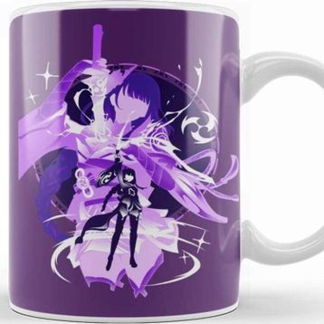 Baskı Dükkanı Colorful Raiden Shogun Kupa Bardak