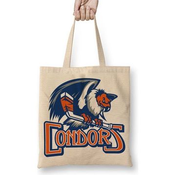 Baskı Dükkanı Condors Logo Bez Çanta