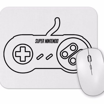 Baskı Dükkanı Controle Super Nintendo Atari Mouse Pad