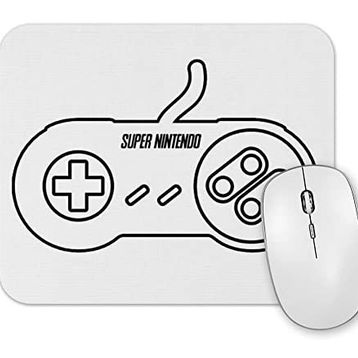 Baskı Dükkanı Controle Super Nintendo Atari Mouse Pad