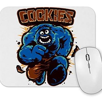 Baskı Dükkanı Cookie Monster Kurabiye Canavarı Hulk Mouse Pad