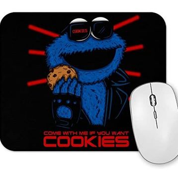 Baskı Dükkanı Cookie Monster the Cookienator Mouse Pad