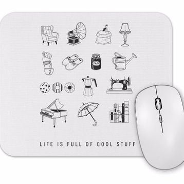Baskı Dükkanı Cool Stuff Branca Mouse Pad