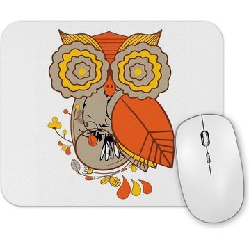 Baskı Dükkanı Coruja Baykuş Mouse Pad