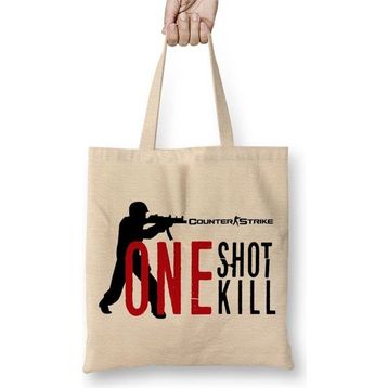 Baskı Dükkanı Counter Strike One Shot Kill Bez Çanta