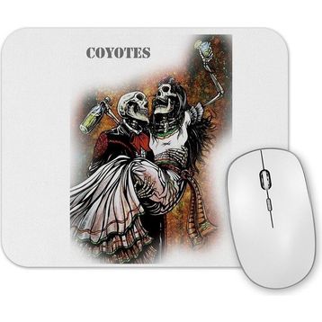 Baskı Dükkanı Coyotes Caveira 1234 Mouse Pad