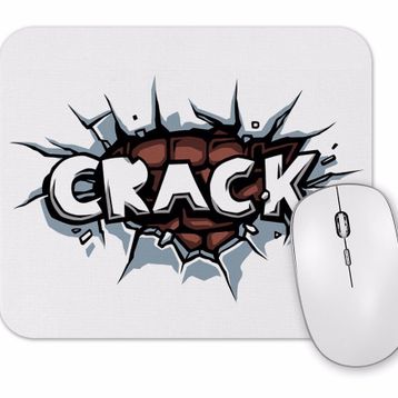 Baskı Dükkanı Crack Mouse Pad