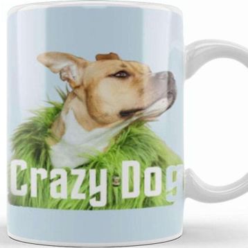 Baskı Dükkanı Crazy Dog Gift Kupa