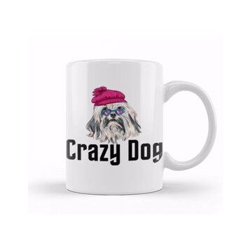 Baskı Dükkanı Crazy Dog Kupa