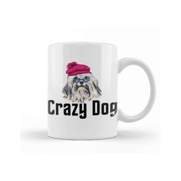 Baskı Dükkanı Crazy Dog Kupa