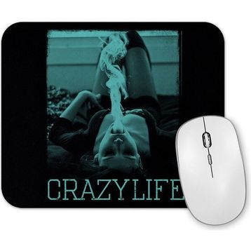 Baskı Dükkanı Crazy Life Mouse Pad