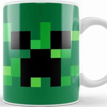 Baskı Dükkanı Creeper in Pieces Kupa