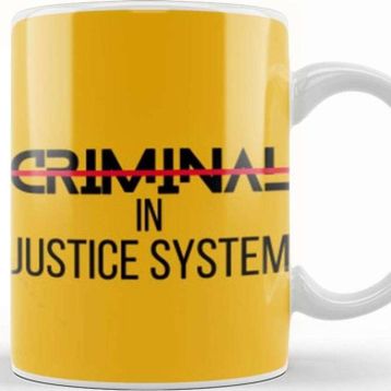 Baskı Dükkanı Criminal In Justice System Black Lives Matter Kupa